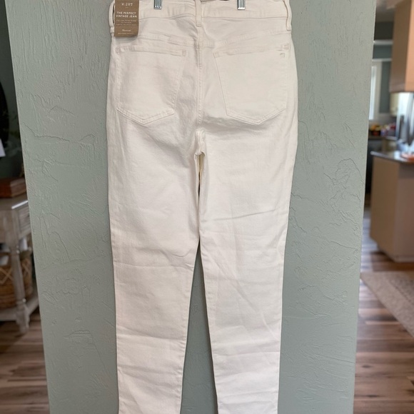 NWT Madewell The Perfect Vintage Jean in Tile white The High Rise size 28 Tall - Picture 12 of 15